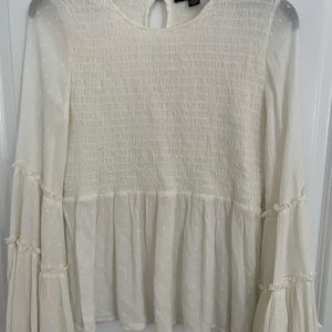 XS American eagle white shirt